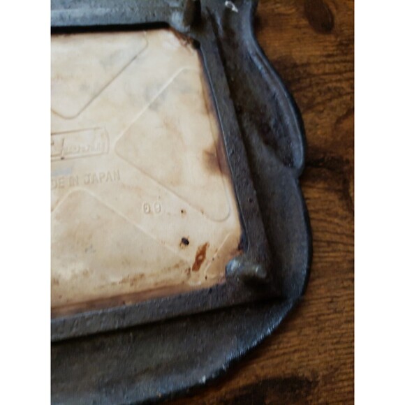 Vintage Cast Iron & Tile Trivet Cherry Made in Japan Teapot Fruit Still Life - Picture 9 of 11